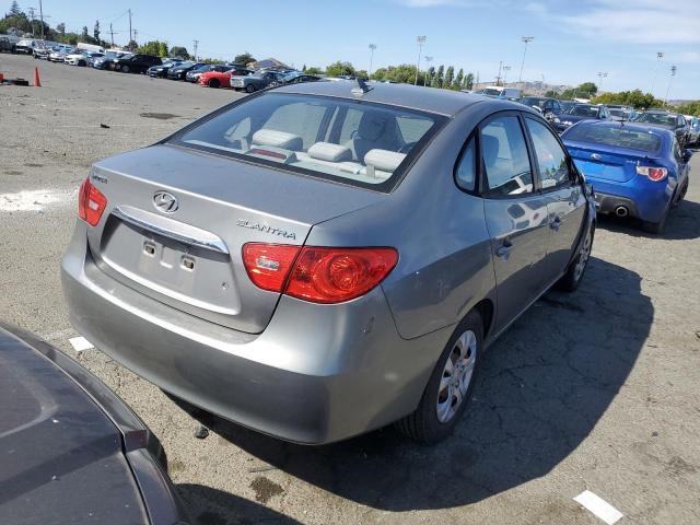 KMHDU4AD3AU124350 - 2010 HYUNDAI ELANTRA BLUE SILVER photo 3