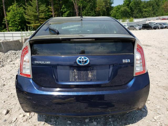 JTDKN3DU3D1623296 - 2013 TOYOTA PRIUS BLUE photo 6