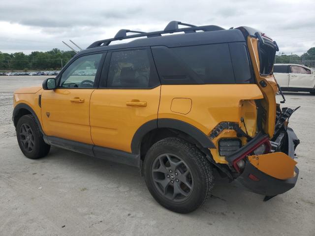 3FMCR9D91MRA67756 - 2021 FORD BRONCO SPO BADLANDS YELLOW photo 2