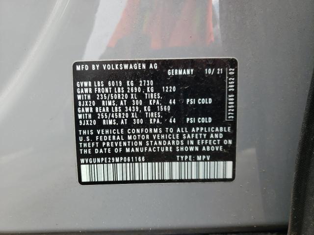 WVGUNPE29MP061166 - 2021 VOLKSWAGEN ID.4 PRO S Boz foto 12