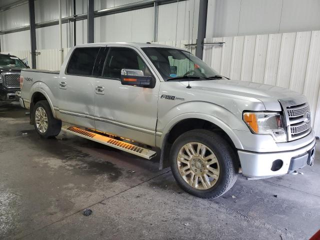 1FTPW14V29FB27903 - 2009 FORD F150 SUPERCREW SILVER photo 4