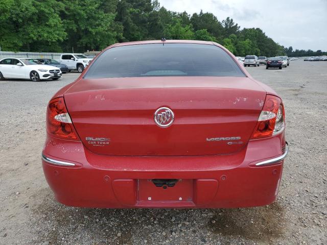2G4WE587581161482 - 2008 BUICK LACROSSE CXS RED photo 6