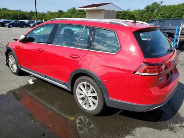 3VWM17AU2KM517371 - 2019 VOLKSWAGEN GOLF ALLTR S RED photo 2