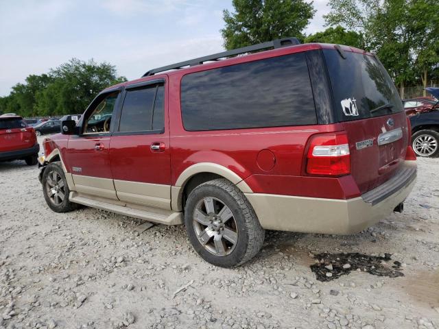 1FMFK18577LA24469 - 2007 FORD EXPEDITION EL EDDIE BAUER BURGUNDY photo 2