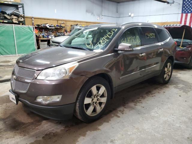 1GNEV33D19S136962 - 2009 CHEVROLET TRAVERSE LTZ BROWN photo 1