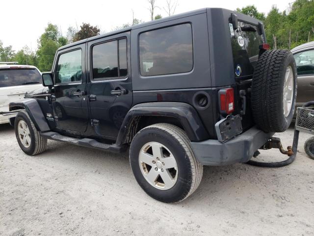 1J4GA59167L117640 - 2007 JEEP WRANGLER SAHARA BLACK photo 2