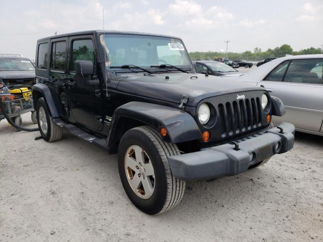 1J4GA59167L117640 - 2007 JEEP WRANGLER SAHARA BLACK photo 4