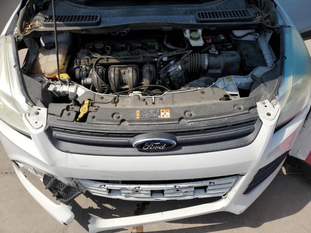 1FMCU0F73EUD10046 - 2014 FORD ESCAPE S WHITE photo 11