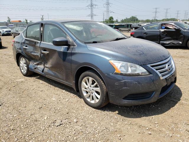 3N1AB7AP4FY295754 - 2015 NISSAN SENTRA S GRAY photo 4