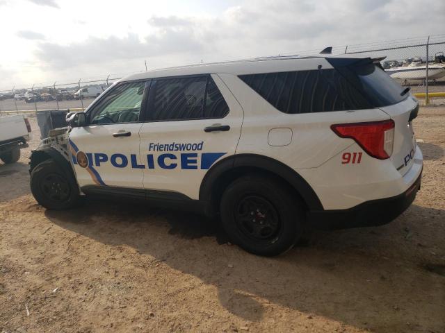 1FM5K8AB3MGA64444 - 2021 FORD EXPLORER POLICE INTERCEPTOR 白色 照片 2