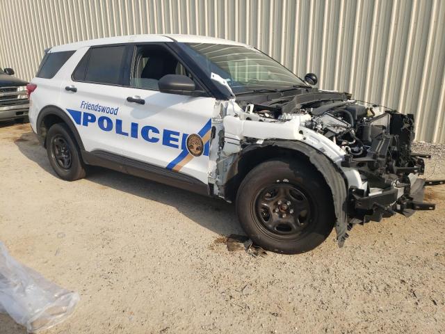 1FM5K8AB3MGA64444 - 2021 FORD EXPLORER POLICE INTERCEPTOR 白色 照片 4