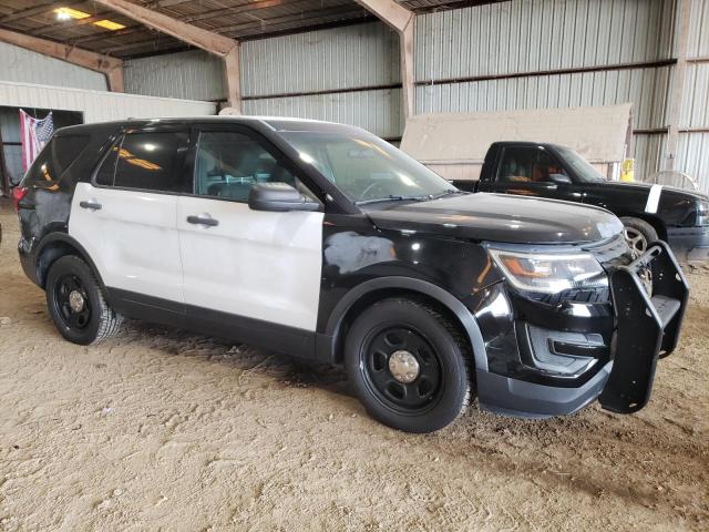1FM5K8AR6HGB22873 - 2017 FORD EXPLORER POLICE INTERCEPTOR 双色 照片 4