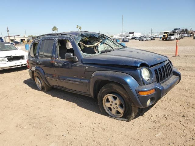 1J4GL58K23W656317 - 2003 JEEP LIBERTY LIMITED BLUE photo 4