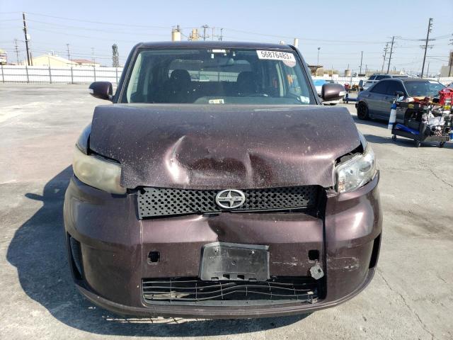 JTLKE50E181032176 - 2008 TOYOTA SCION XB BURGUNDY photo 5