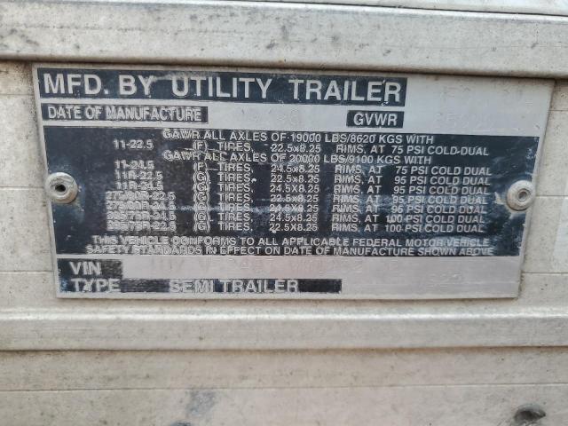 1UYVS2483VM125202 - 1997 UTILITY TRAILER WHITE photo 10