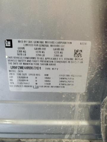 LRBFZME44RD072424 - 2024 BUICK ENVISION PREFERRED ვერცხლისფერი ფოტო 14