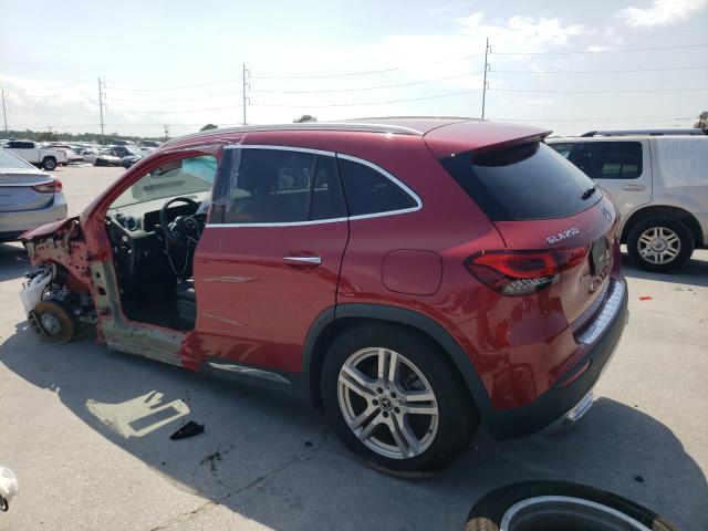 W1N4N4GB3NJ356843 - 2022 MERCEDES-BENZ GLA 250 RED photo 2