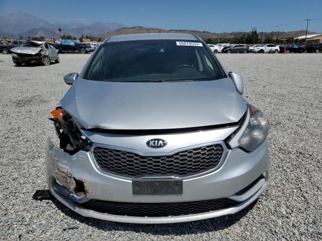 KNAFX4A67F5291508 - 2015 KIA FORTE LX SILVER photo 5