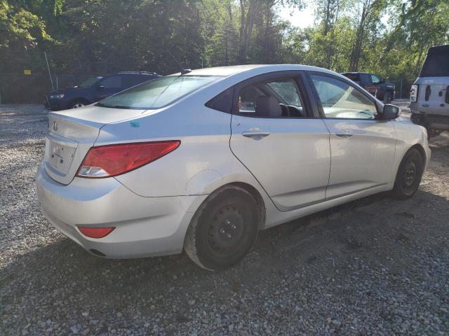 KMHCT4AE5FU898761 - 2015 HYUNDAI ACCENT GLS SILVER photo 3