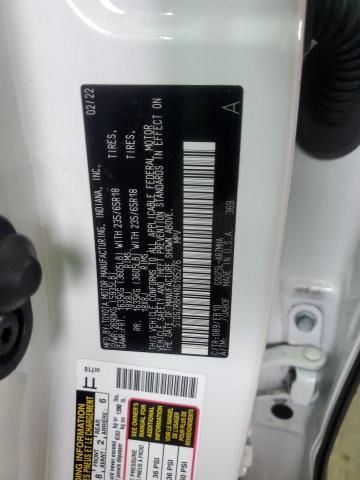 5TDGZRBH4NS195276 - 2022 TOYOTA HIGHLANDER XLE WHITE photo 13