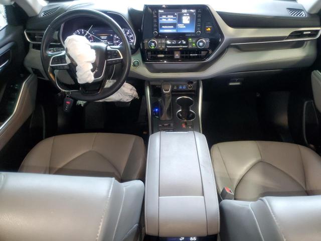 5TDGZRBH4NS195276 - 2022 TOYOTA HIGHLANDER XLE WHITE photo 8