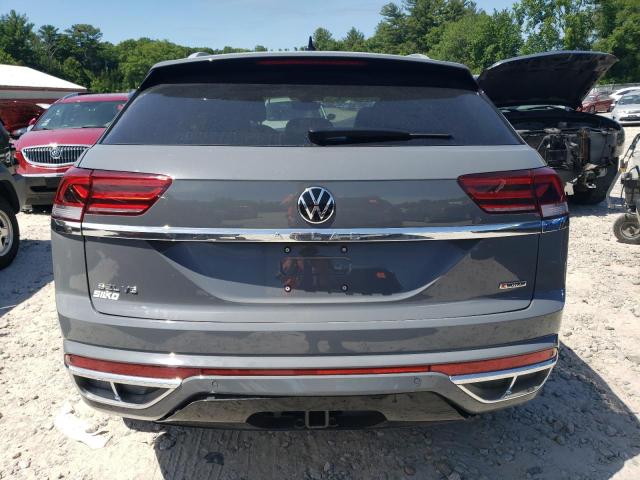 1V2FE2CA6NC225927 - 2022 VOLKSWAGEN ATLAS CROS SEL PREMIUM R-LINE GRAY photo 6