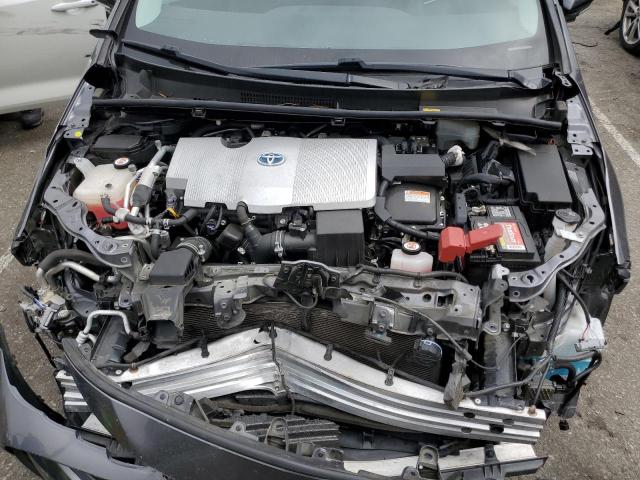 JTDKARFP2J3087074 - 2018 TOYOTA PRIUS PRIM ნაცრისფერი ფოტო 11