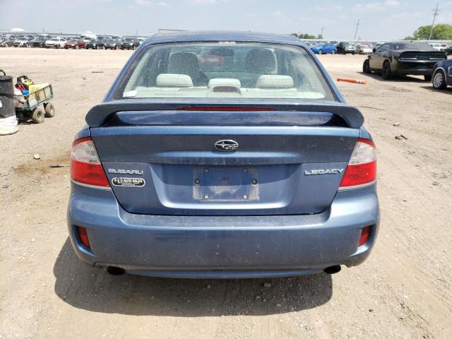 4S3BL616897232694 - 2009 SUBARU LEGACY 2.5I BLUE photo 6