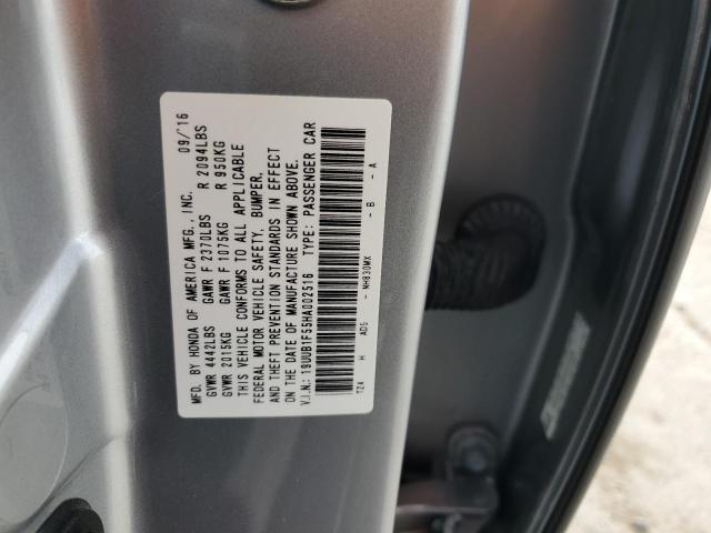 19UUB1F55HA002516 - 2017 ACURA TLX TECH SILVER photo 12