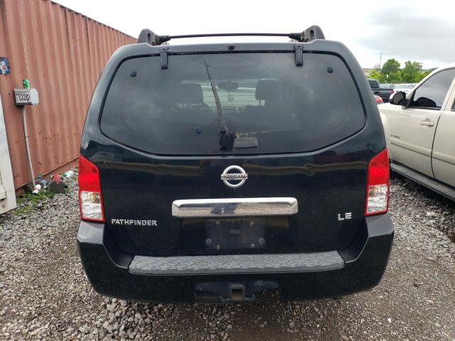 5N1AR18U96C637902 - 2006 NISSAN PATHFINDER LE 黑色 照片 6