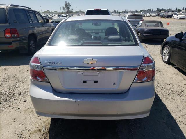 KL1TD566X7B055698 - 2007 CHEVROLET AVEO BASE Gümüş foto 6