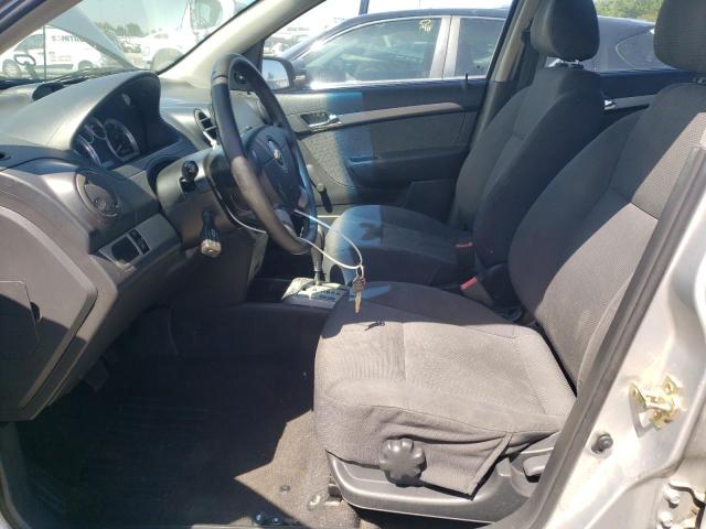 KL1TD566X7B055698 - 2007 CHEVROLET AVEO BASE Gümüş foto 7