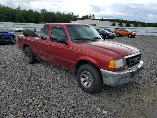 1FTYR44U64PB25305 - 2004 FORD RANGER SUPER CAB MAROON photo 4