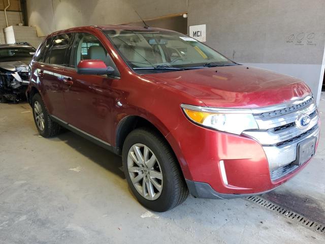 2FMDK4KC7DBA03813 - 2013 FORD EDGE LIMITED BURGUNDY photo 4