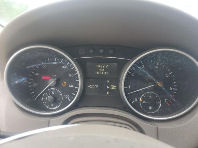 4JGBB8GB1AA589267 - 2010 MERCEDES-BENZ ML 350 4MATIC BLACK photo 9