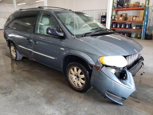 2A4GP54L37R243873 - 2007 CHRYSLER TOWN & COU TOURING BLUE photo 4