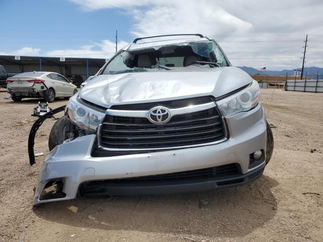 5TDJKRFH1GS505861 - 2016 TOYOTA HIGHLANDER XLE SILVER photo 5