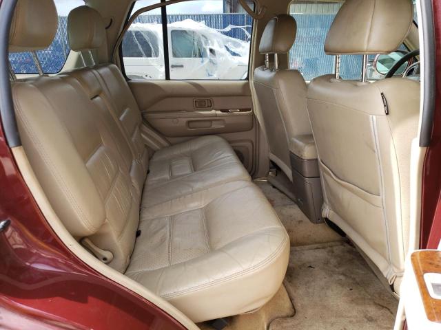 JN8DR09X61W578016 - 2001 NISSAN PATHFINDER LE 勃艮第红 照片 11