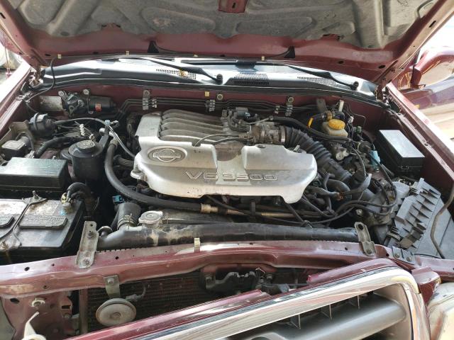 JN8DR09X61W578016 - 2001 NISSAN PATHFINDER LE 勃艮第红 照片 12