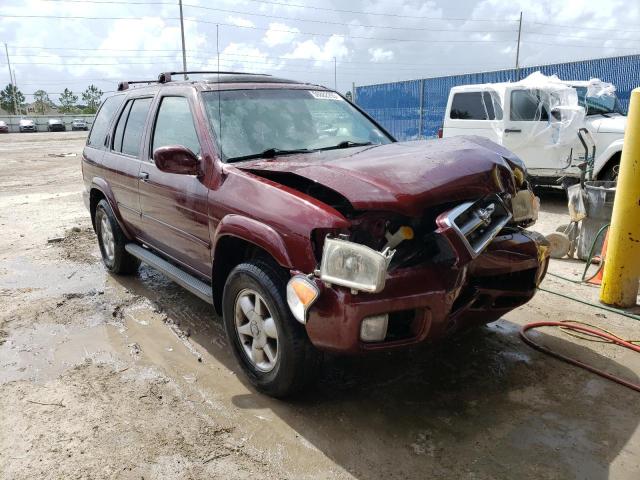 JN8DR09X61W578016 - 2001 NISSAN PATHFINDER LE 勃艮第红 照片 4