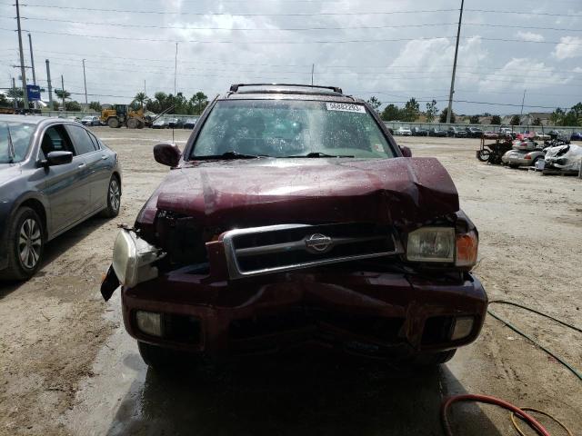 JN8DR09X61W578016 - 2001 NISSAN PATHFINDER LE 勃艮第红 照片 5