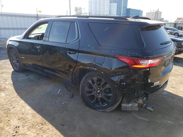 1GNEVJKW0MJ116076 - 2021 CHEVROLET TRAVERSE RS BLACK photo 2