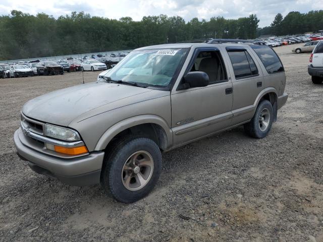 1GNCS13W02K101244 - 2002 CHEVROLET BLAZER TAN photo 1