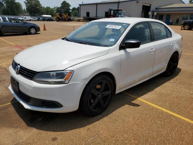 3VW2K7AJXEM312119 - 2014 VOLKSWAGEN JETTA BASE 白色 照片 1