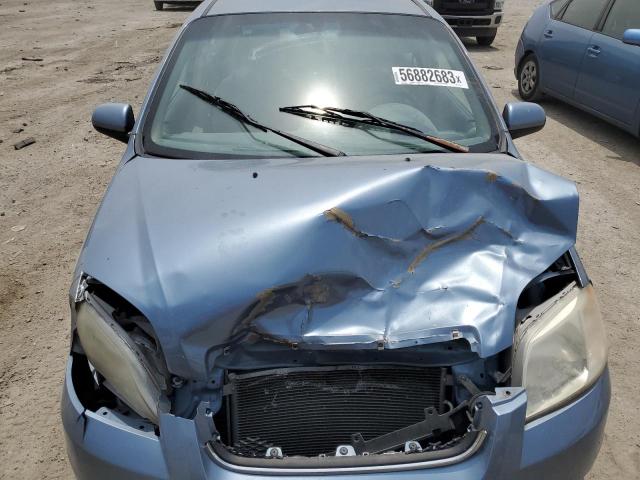 KL1TD56627B157349 - 2007 CHEVROLET AVEO BASE BLUE photo 11