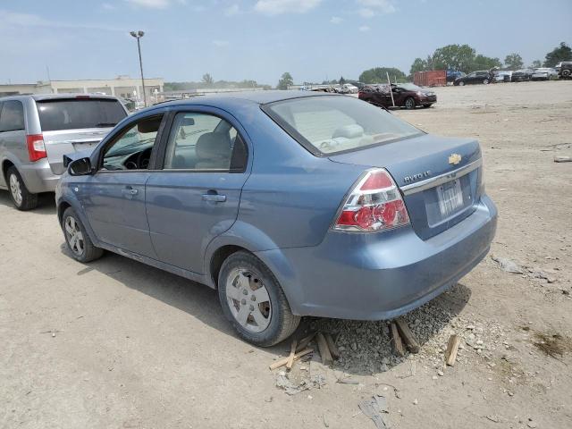 KL1TD56627B157349 - 2007 CHEVROLET AVEO BASE BLUE photo 2