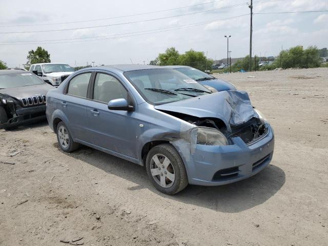 KL1TD56627B157349 - 2007 CHEVROLET AVEO BASE BLUE photo 4