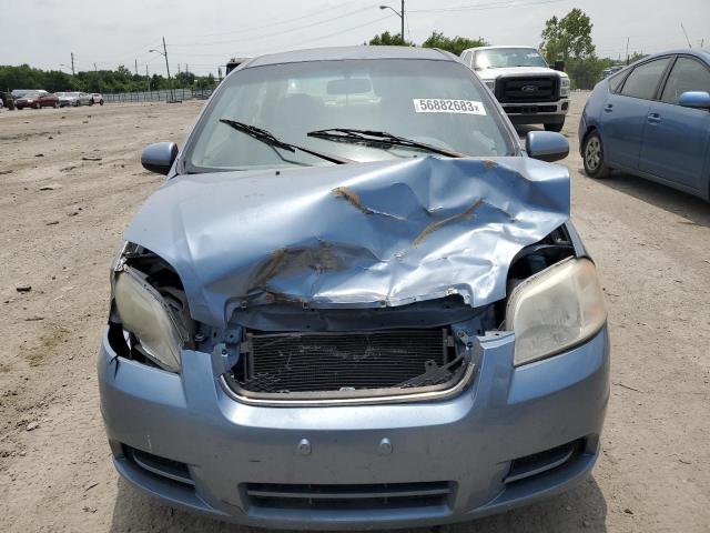KL1TD56627B157349 - 2007 CHEVROLET AVEO BASE BLUE photo 5