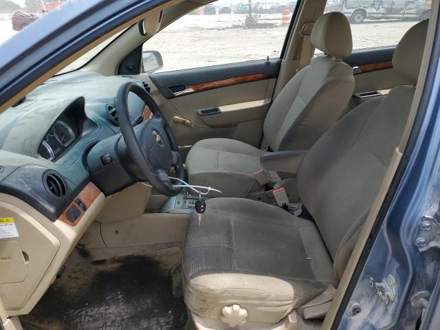 KL1TD56627B157349 - 2007 CHEVROLET AVEO BASE BLUE photo 7