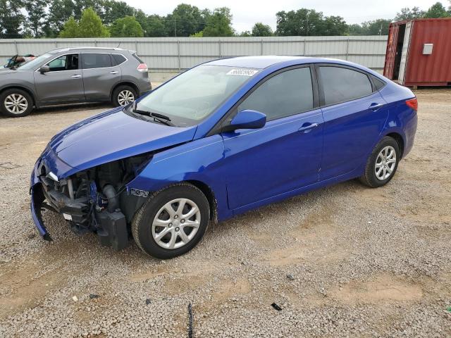 KMHCT4AEXDU500232 - 2013 HYUNDAI ACCENT GLS BLUE photo 1